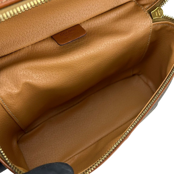 Celine Celine Macadam PVC Leather Handbag Brown Canvas Handbag - Picture 12 of 15